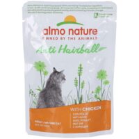 Almo Nature Anti Hairball Pollo – Cibo Umido Naturale per Gatti Adulti – 30 Bustine da 70g (2,1 kg Totali) – Aiuta a Ridurre i Boli di Pelo, Alta Qualità - immagine 2