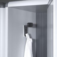 Garofalo Easy Spogliatoio Professionale 1 Anta – Armadietto Sporco/Pulito con Serratura – 59x39x175 cm in Plastica Di Altissima Qualità - immagine 5