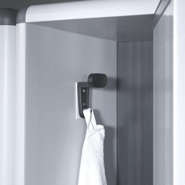 Garofalo Easy Spogliatoio Professionale 1 Anta – Armadietto Sporco/Pulito con Serratura – 59x39x175 cm in Plastica Di Altissima Qualità - immagine 5