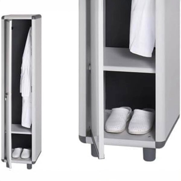 Garofalo Easy Spogliatoio 1 Anta con Serratura – Armadietto Sporco/Pulito in Plastica di Alta Qualità Professionale 39x175x39 cm - immagine 3