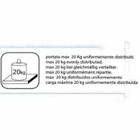 Garofalo Easy Spogliatoio 1 Anta con Serratura – Armadietto Sporco/Pulito in Plastica di Alta Qualità Professionale 39x175x39 cm - immagine 5
