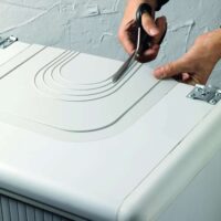 Garofalo Mobile Copricaldaia Grigio – Anta Scorrevole, Montaggio Facile, Struttura Resistente – 58,5x38,5x98 cm - immagine 4