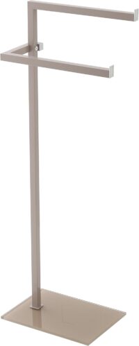 Feridras Set Bagno Tortora – Portascopino + Porta Asciugamani Coordinati – Design Elegante e Salvaspazio - immagine 2