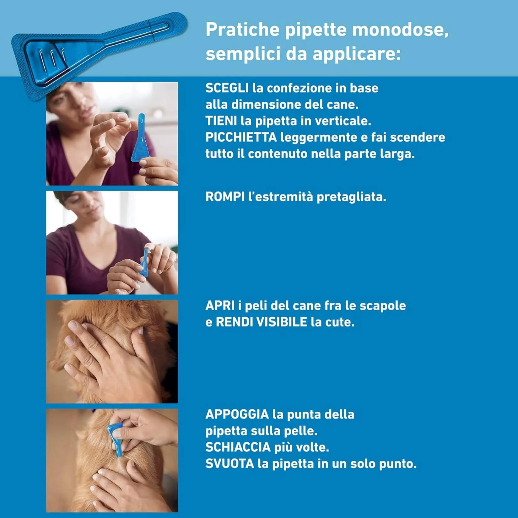 BOEHRINGER Frontline Spot On Cani Taglia S (2-10 kg) – 4 Pipette Antiparassitarie Lunga Durata Contro Pulci, Zecche e Pidocchi – Protezione per Cani e Cuccioli - immagine 4