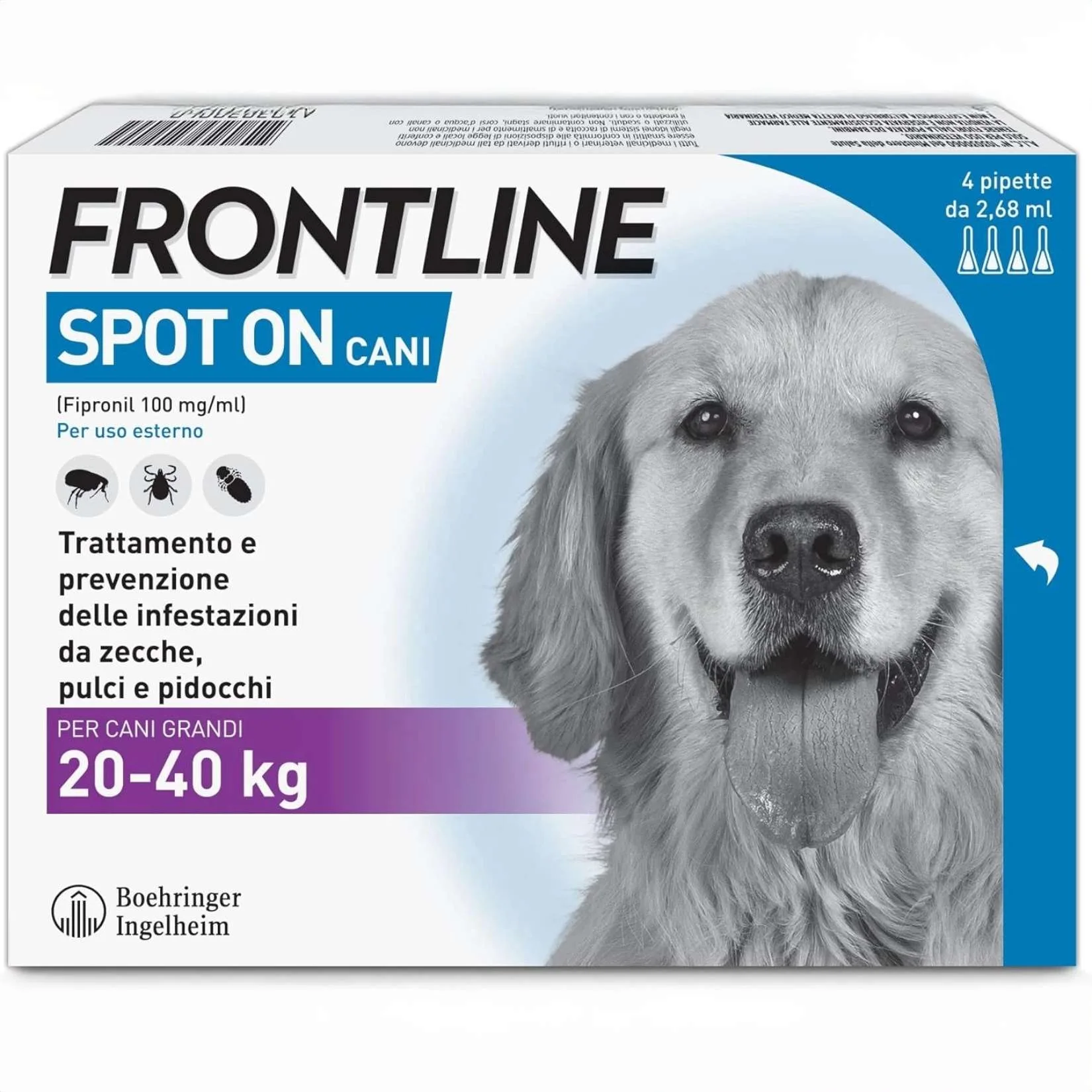 Antiparassitario Frontline Spot On Taglia L Antiparassitario Frontline Spot On Taglia L