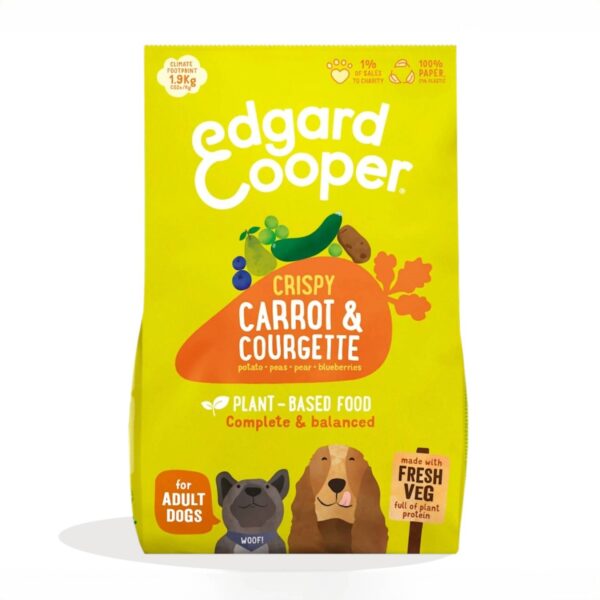 Edgard & Cooper Crocchette per cani adulti con Carote e Zucchine