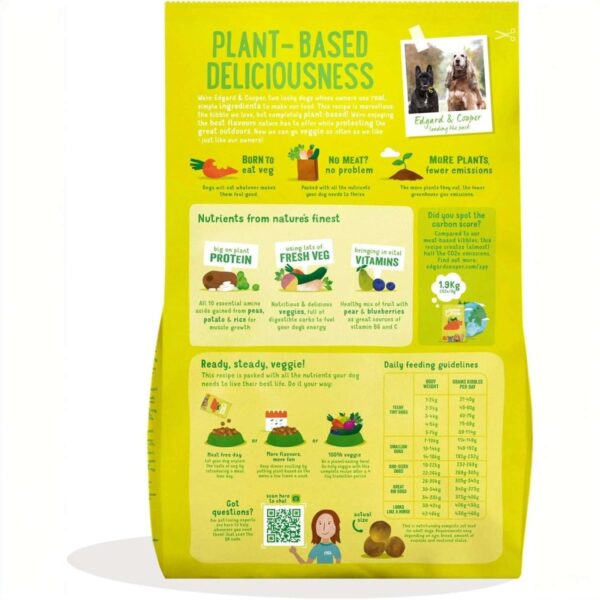 Edgard & Cooper Crocchette Cani Adulti 7Kg – Gusto Carote e Zucchine – Alimento Naturale e Bilanciato - immagine 2