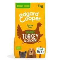 Edgard & Cooper Crocchette Cani Adulti 7 Kg – Pollo e Tacchino Bio – Alimento Naturale e Biologico per Cani Adulti