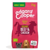 Edgard & Cooper Crocchette Cani Adulti 7 Kg – Manzo e Pollo Biologici – Alimentazione Naturale e Bilanciata