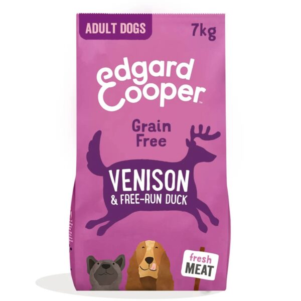 Edgard & Cooper Crocchette Cani Adulti 7 Kg – Cervo e Anatra – Nutrizione Naturale e Completa - immagine 1