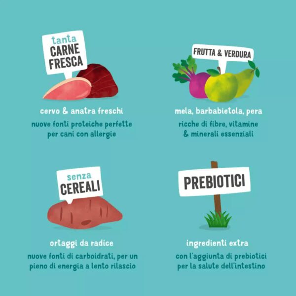 Edgard & Cooper Crocchette Cani Adulti 12Kg – Cervo e Anatra – Alimento Secco Naturale e Nutriente per Cani di Taglia Media e Grande - immagine 7