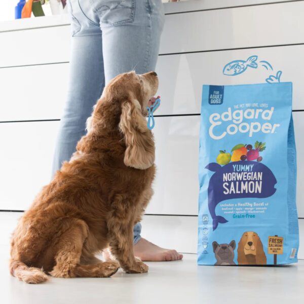 Edgard & Cooper Crocchette Cani Adulti 12Kg – Salmone Fresco – Alimento Secco Naturale Ricco di Omega 3 per Cani di Taglia Media e Grande - immagine 5