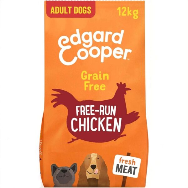 Edgard & Cooper Crocchette Cani Adulti 12Kg – Pollo Fresco – Alimento Secco Naturale e Bilanciato per Cani di Taglia Media e Grande - immagine 1