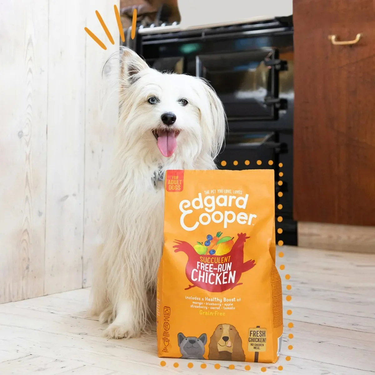 Edgard & Cooper Crocchette Cani Adulti 7Kg – Pollo Fresco – Alimento Secco Naturale e Bilanciato per Cani di Taglia Media e Grande - immagine 4