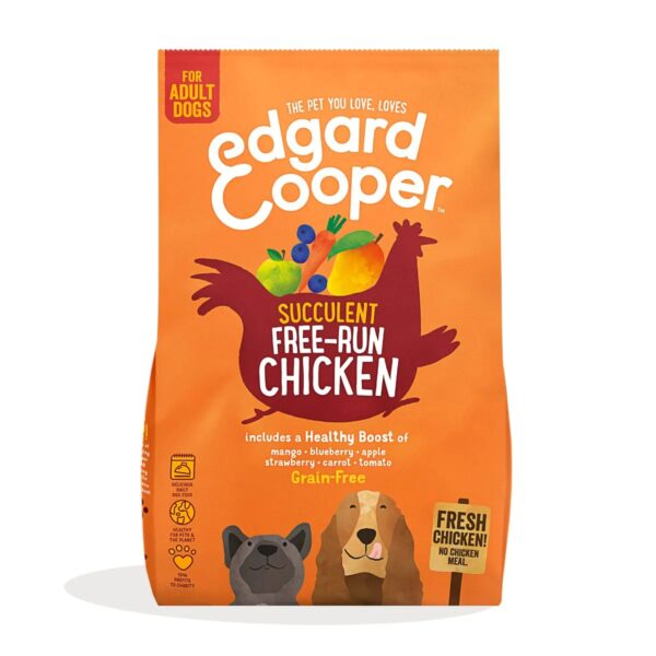 Edgard & Cooper Crocchette Cani Adulti 2,5 Kg – Pollo Fresco – Alimento Secco Naturale e Bilanciato per Cani di Taglia Media e Grande - immagine 3