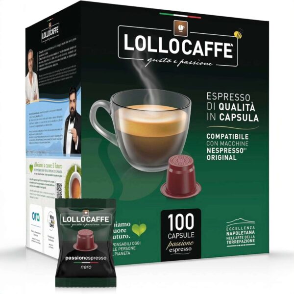 Caffè Lollo Miscela Nera – Capsule Nespresso Compatibili, Forte e Cremoso - immagine 4