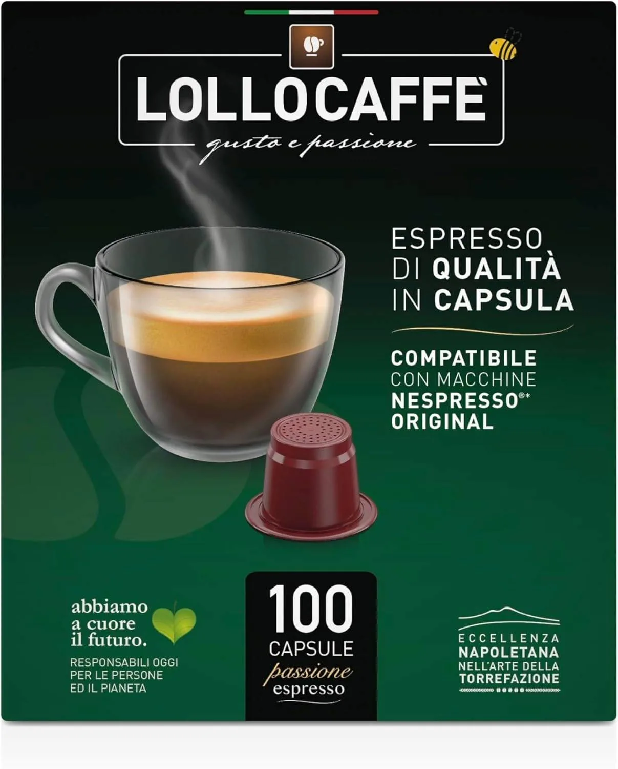 Caffè Lollo Argento – Capsule Compatibili Nespresso, Gusto Intenso e Bilanciato - immagine 5
