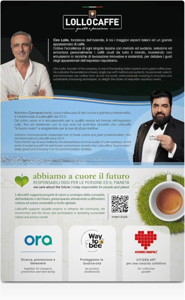 Caffè Lollo Argento – Capsule Compatibili Nespresso, Gusto Intenso e Bilanciato - immagine 7