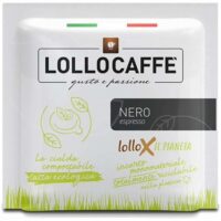 Caffè Lollo Miscela Nera – Cialde ESE 44mm Compatibili, Espresso Forte e Cremoso