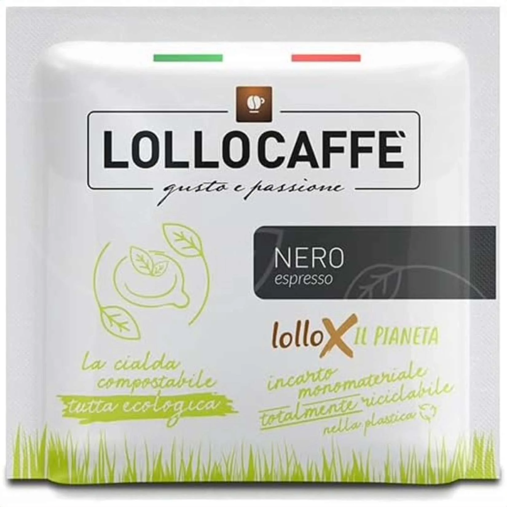 Caffè Lollo Miscela Nera – Cialde ESE 44mm Compatibili, Espresso Forte e Cremoso - immagine 1