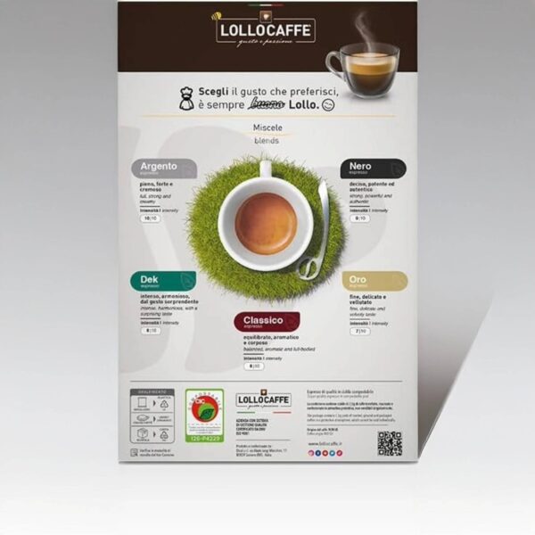Caffè Lollo Miscela Oro – Cialde ESE 44mm Compatibili, Gusto Equilibrato e Cremoso - immagine 6
