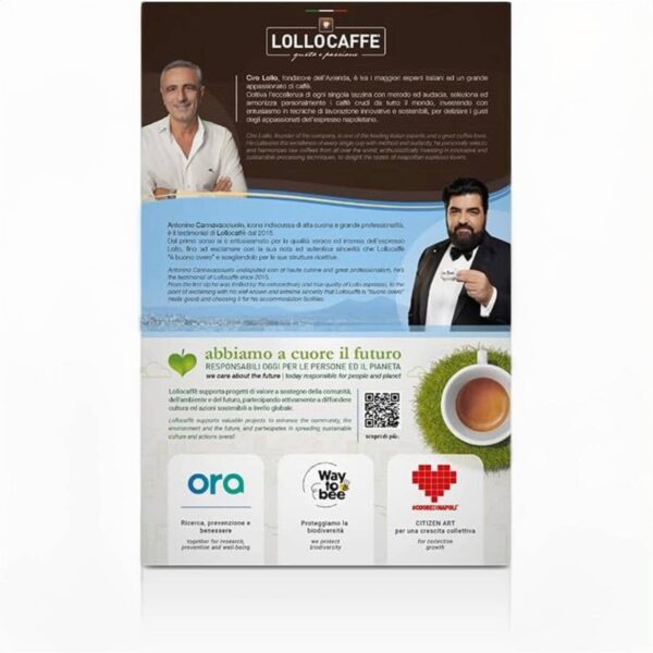 Caffè Lollo Miscela Oro – Cialde ESE 44mm Compatibili, Gusto Equilibrato e Cremoso - immagine 5