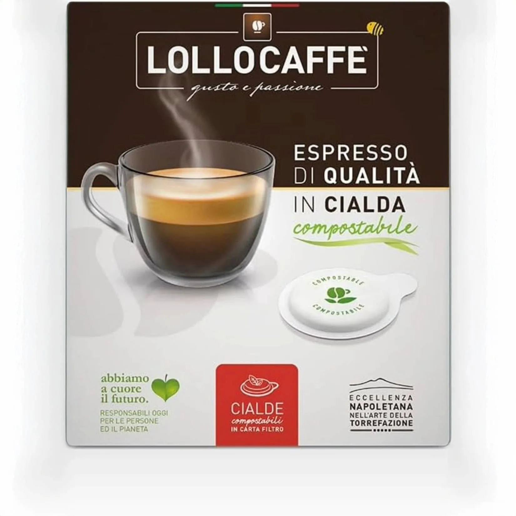 Caffè Lollo Miscela Oro – Cialde ESE 44mm Compatibili, Gusto Equilibrato e Cremoso - immagine 4