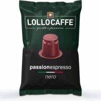 Caffè Lollo Miscela Nera – Capsule Nespresso Compatibili, Forte e Cremoso