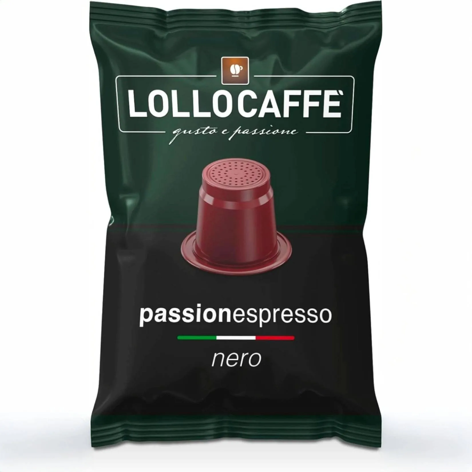 Caffè Lollo Miscela Nera – Capsule Nespresso Compatibili, Forte e Cremoso - immagine 1