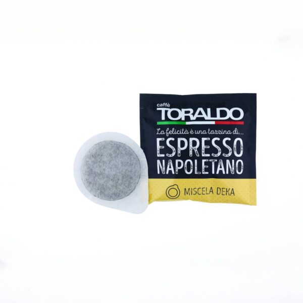Caffè Toraldo Decaffeinato – Cialde in Carta ESE 44mm – Gusto Pieno e Senza Caffeina – Compatibili Macchine Espresso - immagine 2