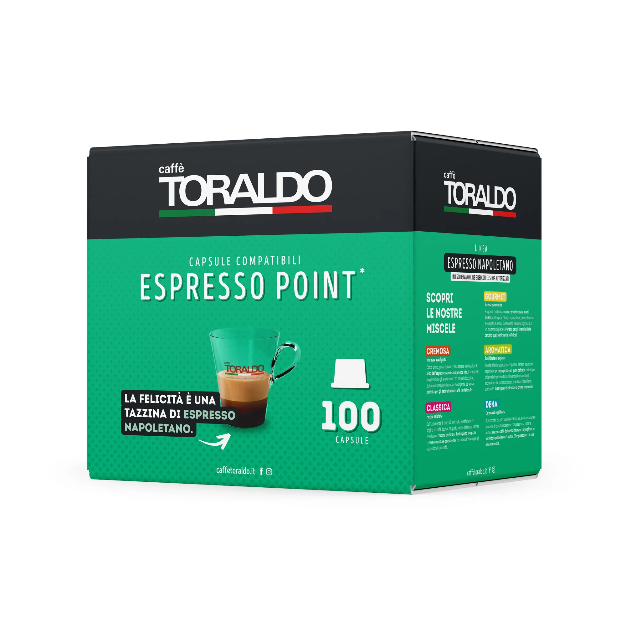 Caffè Toraldo Miscela Classica – Capsule Compatibili Espresso Point – Espresso Bilanciato e Aromatico per Tutti i Giorni - immagine 1