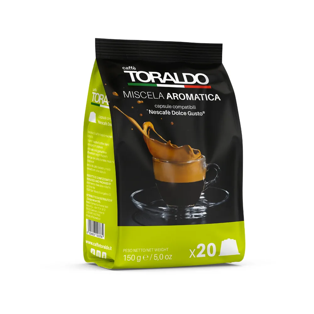 Caffè Toraldo Capsule Compatibili Dolce Gusto – Miscela Aromatica Espresso dal Gusto Intenso e Delicato - immagine 2