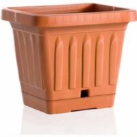 Bama – Vaso Quadrato 50x50 cm – Vaso Grande da Terra per Piante, Giardino o Terrazzo - immagine 2