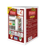 Bama Poker Plus – Set 3 Pattumiere Raccolta Differenziata da 27 Litri, Contenitori Modulare Salvaspazio –  Misure 30x40x37,5h - immagine 6