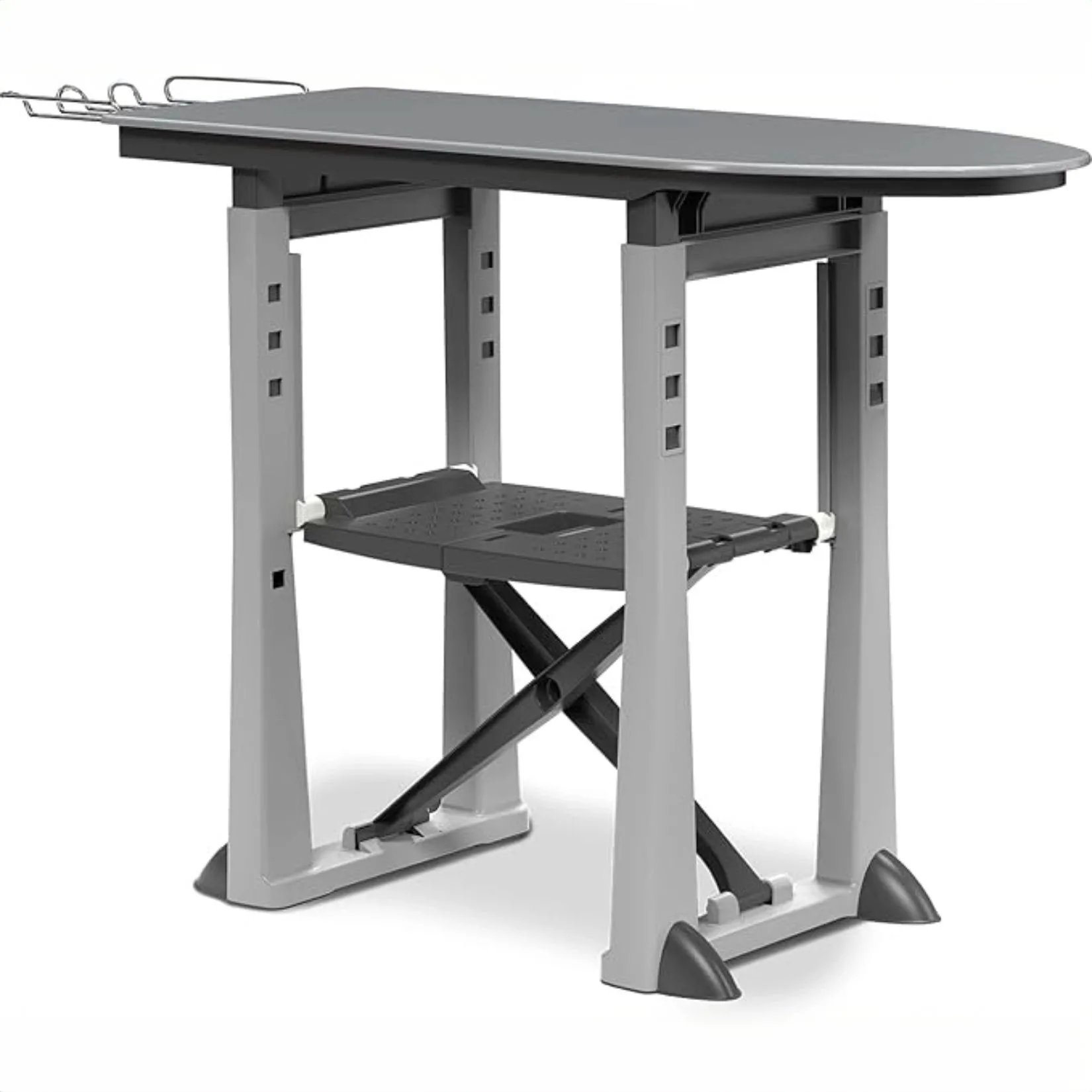 Bama Trend Asse da Stiro Grigio 137x40x92 cm Pieghevole - immagine 2