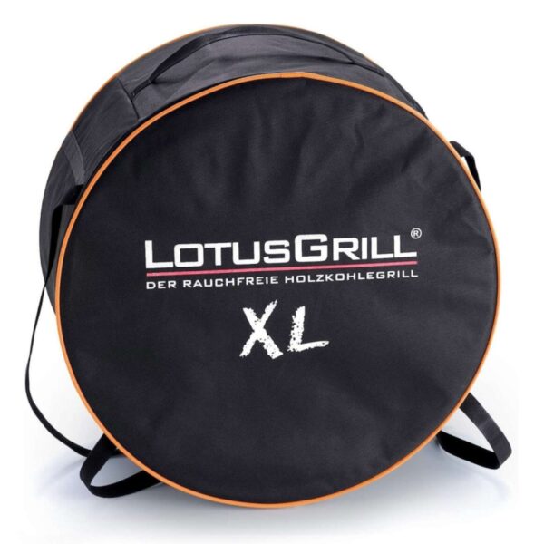 LotusGrill XL Rosso 43,5 cm – Barbecue a Carbone con Ventola, Batterie e Cavo USB, Pronto all’Uso per Esterni - immagine 3