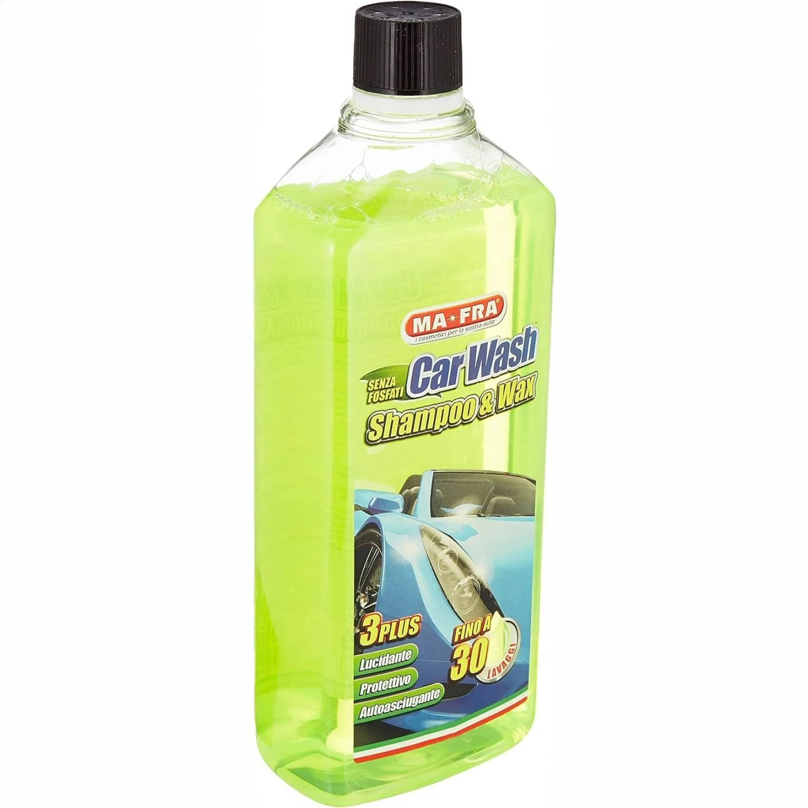 Ma-Fra Carwash Shampoo + Cera 1000 ml – Lucidante Auto, Protettivo e Autoasciugante, Fino a 30 Lavaggi - immagine 3