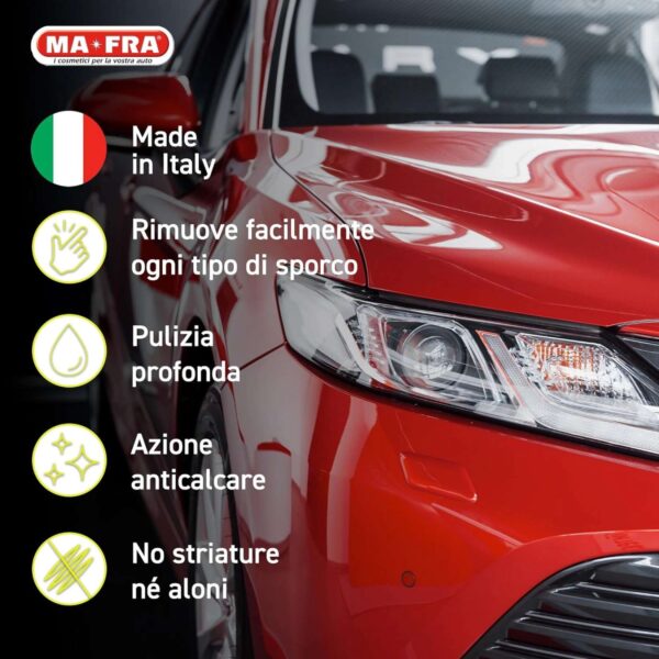 Ma-Fra Tergy Cristalvetro 4.5L – Liquido Lavavetri Auto Concentrato, Pulizia Profonda e Brillantezza - immagine 3