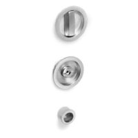 Kit Serratura a Gancio 50 mm per Porte Scorrevoli – VI.TEL. E0262N 51 in Cromo Satinato, Elegante e Robusto - immagine 2