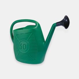 Annaffiatoio verde da 10 litri in plastica resistente