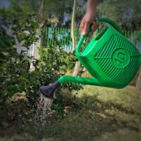Annaffiatoio Ecoplast 10 Litri in Plastica Verde – Pratico e Resistente per Giardino, Orto e Balcone – 47,5x19x36 cm - immagine 2