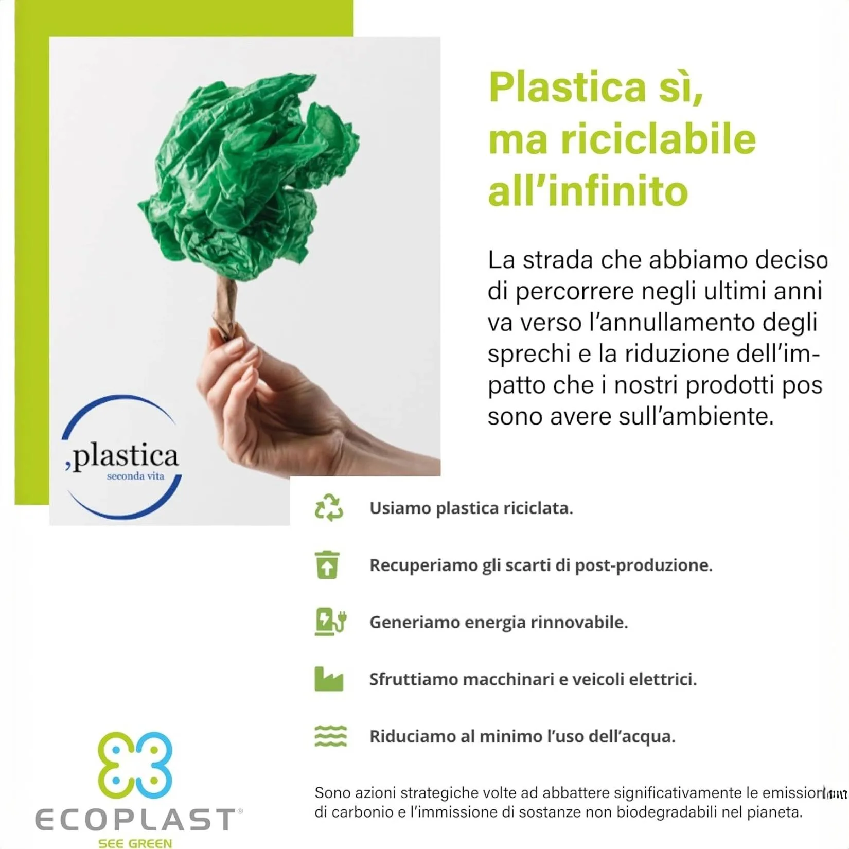 Annaffiatoio Ecoplast 10 Litri in Plastica Verde – Pratico e Resistente per Giardino, Orto e Balcone – 47,5x19x36 cm - immagine 4