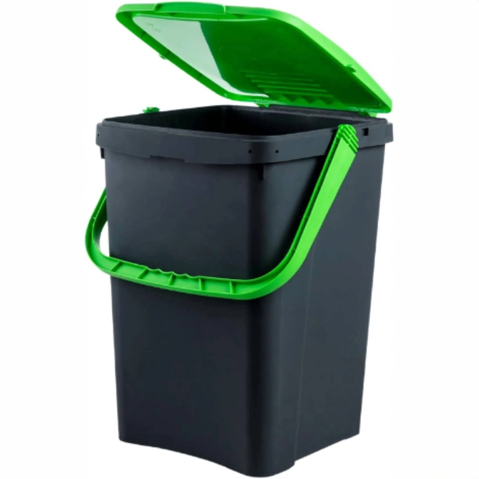 Ecoplast Bidone Raccolta Differenziata 50L Verde - immagine 2