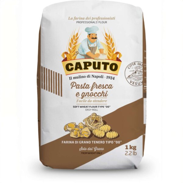 Farina Caputo Pasta Fresca e Gnocchi 1 Kg – Farina di Grano Tenero Tipo 00 per Impasti Lisci ed Elastici - immagine 1