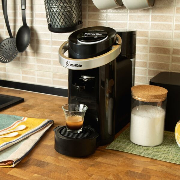 Bluemoon Borbone Nera – Macchina da Caffè a Cialde Compatta ed Elegante - immagine 3