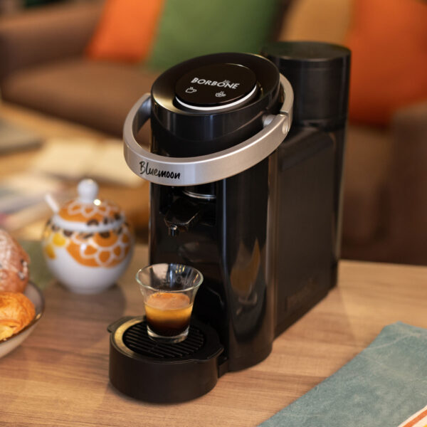 Bluemoon Borbone Nera – Macchina da Caffè a Cialde Compatta ed Elegante - immagine 5