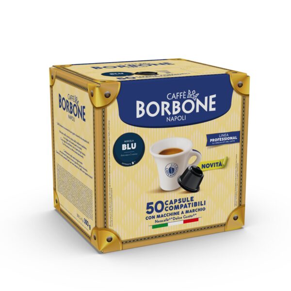 Capsule Caffè Borbone Blu Compatibili Dolce Gusto – Box da 50 Pezzi – Gusto Equilibrato e Corposo per Macchine Nescafé®* - immagine 2