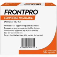 FRONTPRO Cani 4-10 kg – Antiparassitario in Compresse Masticabili con Afoxolaner 28,3 mg, 3 Dosi contro Pulci, Zecche, Uova e Larve - immagine 2