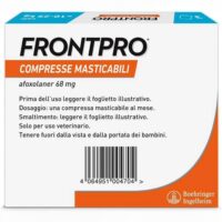 FRONTPRO Cani 10-25 kg – 3 Compresse Masticabili Antiparassitarie con Afoxolaner 68 mg contro Pulci, Zecche, Uova e Larve - immagine 2