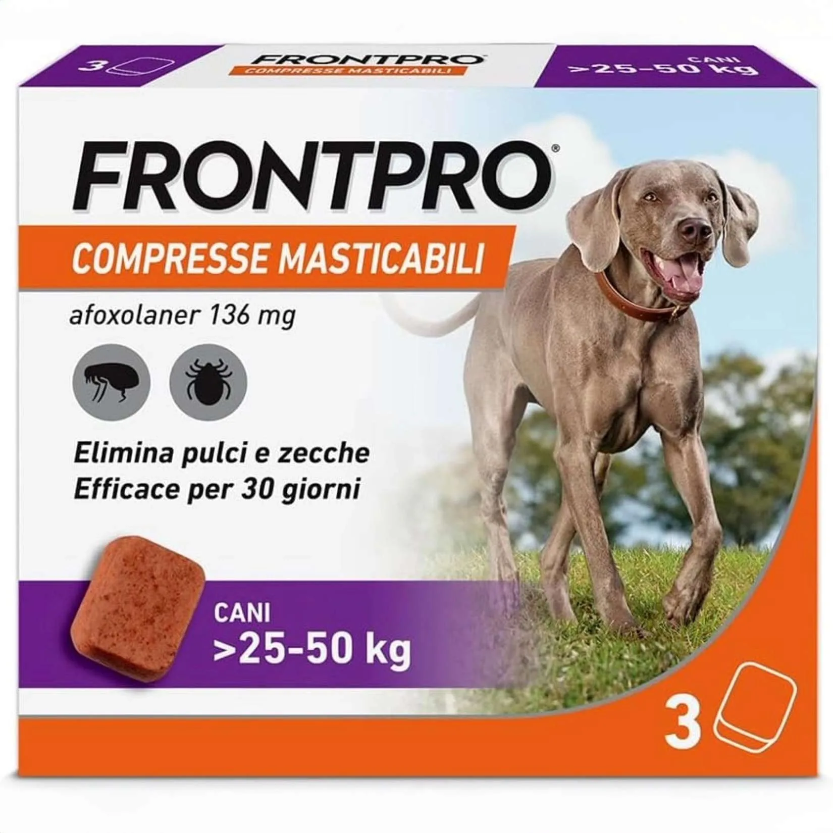 FRONTPRO per cani 25-50 kg – Compresse masticabili